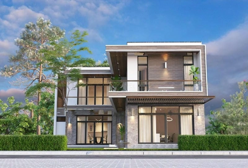 Định hình xu hướng với các mẫu nhà chữ l 2 tầng đẹp ấn tượng