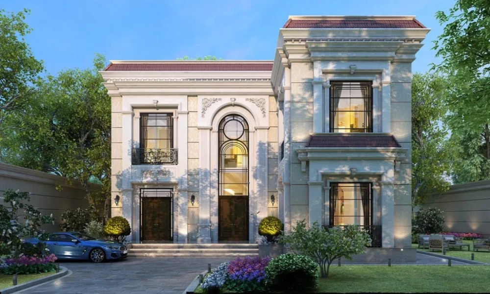 Tham khảo mẫu nhà chữ l 2 tầng 70m2 đẹp tiện nghi