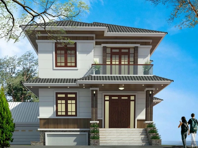 Không gian mẫu nhà có tầng hầm đẹp sang trọng