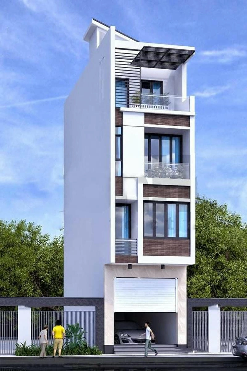 Tham khảo mẫu thiết kế nhà ống có tầng hầm đẹp