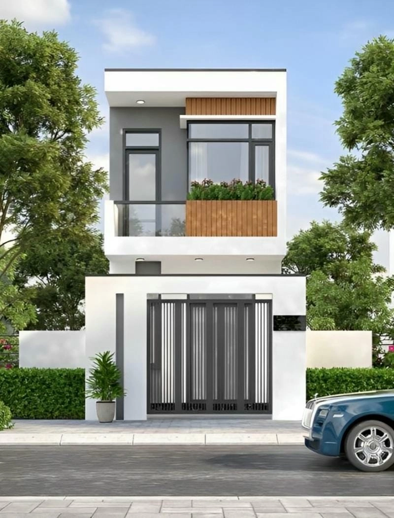 mẫu nhà 1 trệt 1 lầu đẹp 2021 sang trọng tiện nghi hút mắt