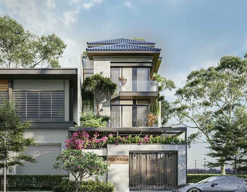 các mẫu nhà 1 trệt 2 lầu đẹp xu hướng thiết kế được ưa thích