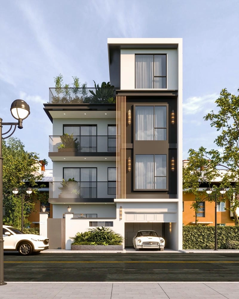 mẫu nhà biệt thự dẹp hài hòa phong cách Việt Nam