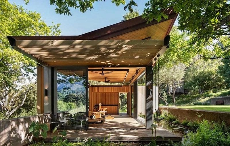 mẫu nhà gỗ mini không gian nhỏ nhưng đầy đủ