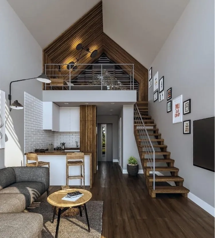 Khám phá chi tiết mẫu nhà gác lửng sang trọng