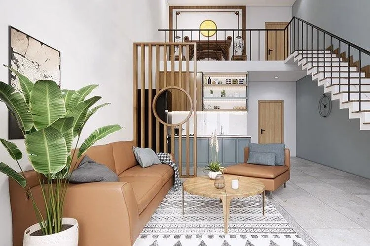 Tham khảo mẫu nhà gác lửng 5 x 15 hiện đại