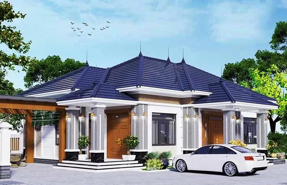 Gợi ý mái nhật 1 tầng chữ l đẹp mắt sang trọng