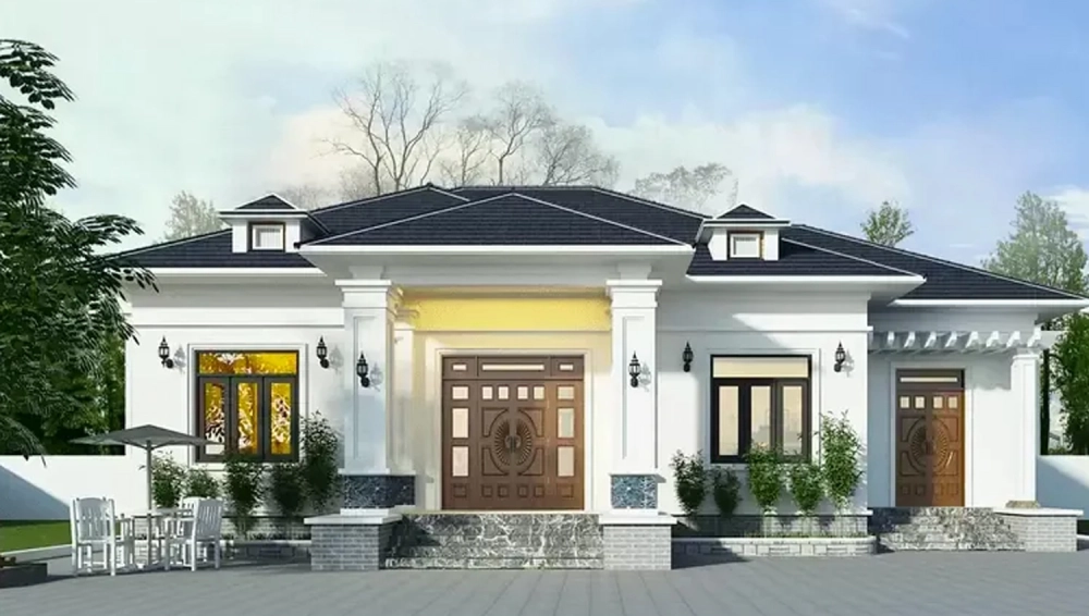 Ngắm nhìn mái nhật 3 tầng thoáng rộng tinh tế