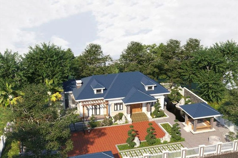 Khám phá mẫu nhà mái nhật 2025 phong cách hiện đại