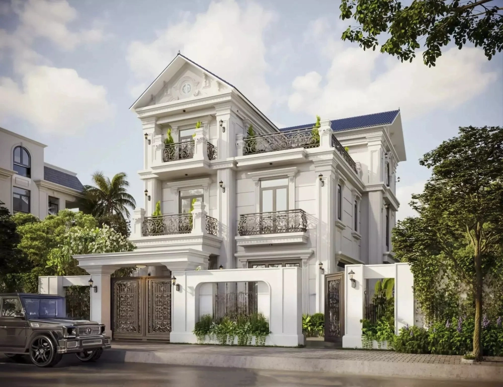 Tham khảo nông thôn mẫu nhà mái thái đẹp 2020 mộc mạc mẫu nhà mái thái 3 tầng