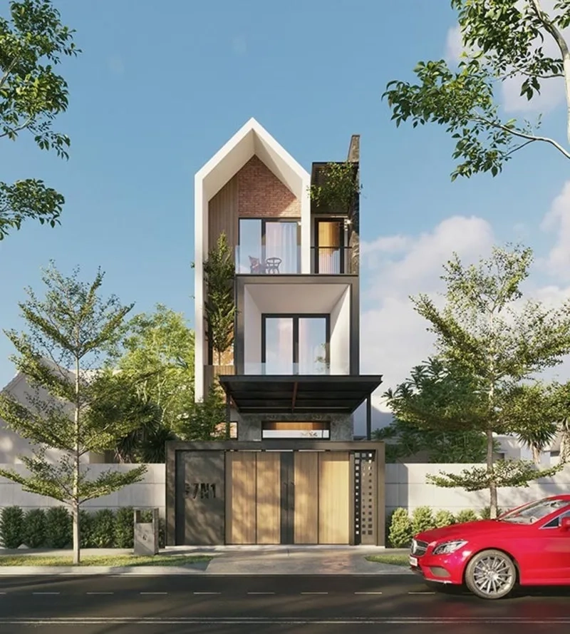 Chiêm ngưỡng mẫu nhà mái thái đẹp nhất ấn tượng mẫu nhà mái thái 3 tầng