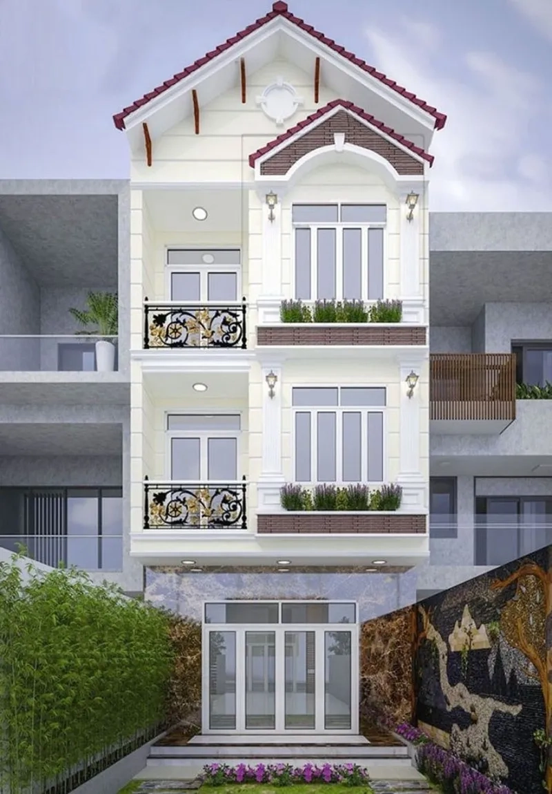 Ngắm ngay mẫu nhà mái thái đẹp nhất 2024 sang trọng mẫu nhà mái thái 3 tầng
