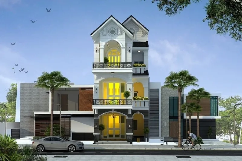 Khám phá mẫu nhà mái thái 3 tầng sang trọng mẫu nhà mái thái 3 tầng