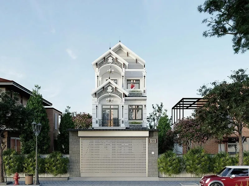 Ngắm nhìn mẫu nhà mái thái 3 tầng đẹp ấn tượng mẫu nhà mái thái 3 tầng