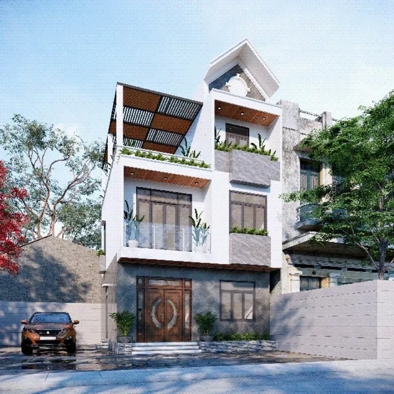 Xem ngay mẫu nhà mái thái 4 phòng ngủ tiện ích mẫu nhà mái thái 3 tầng