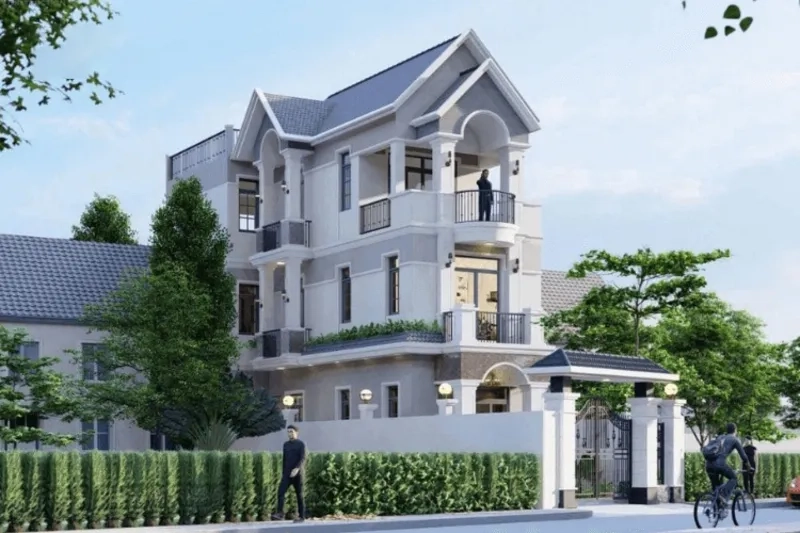 Chi phí hợp lý với mẫu nhà mái thái 500 triệu đẹp mẫu nhà mái thái 3 tầng