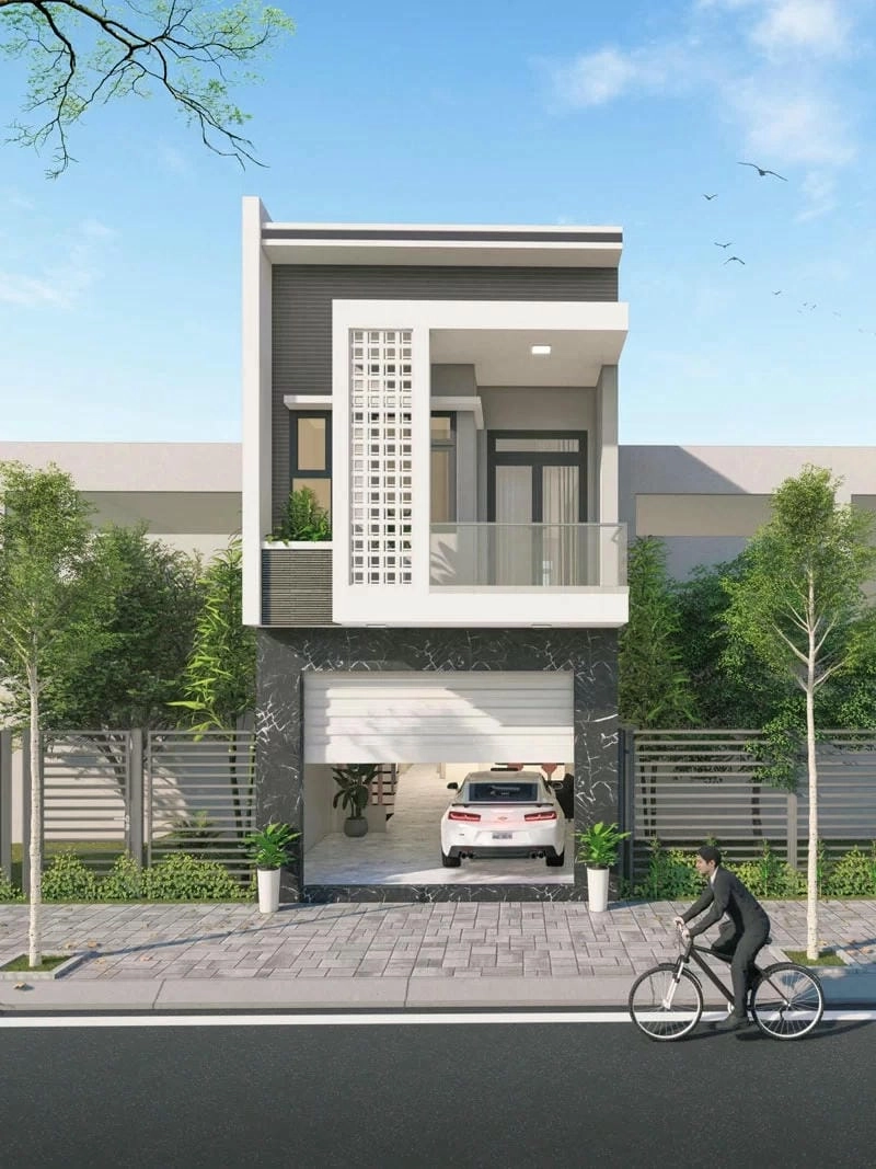 màu sơn nhà ghi xám làm sáng không gian mẫu sơn nhà màu xám