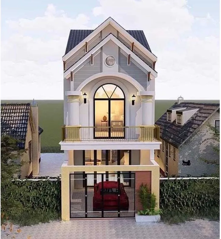 Ngắm nhìn 100m2 mẫu nhà ống 2 tầng mái thái 5x20m nhà ống mái thái