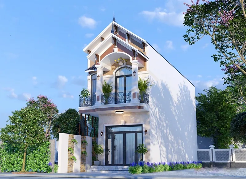 Khám phá những mẫu nhà ống 2 tầng mái thái đẹp nhà ống mái thái