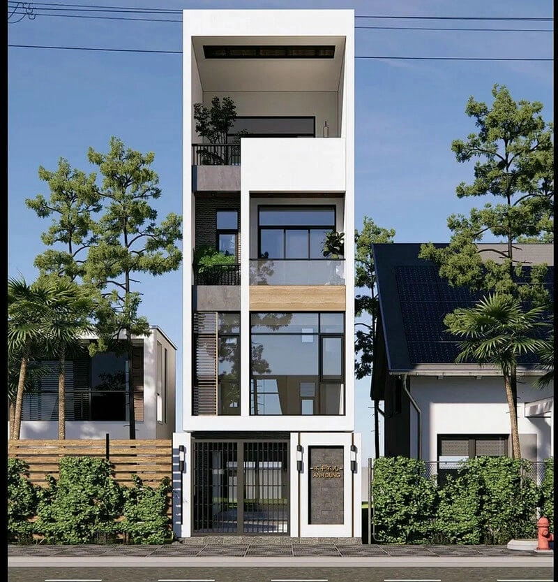 Ngắm nhìn các mẫu nhà 5x20 hiện đại tiện nghi