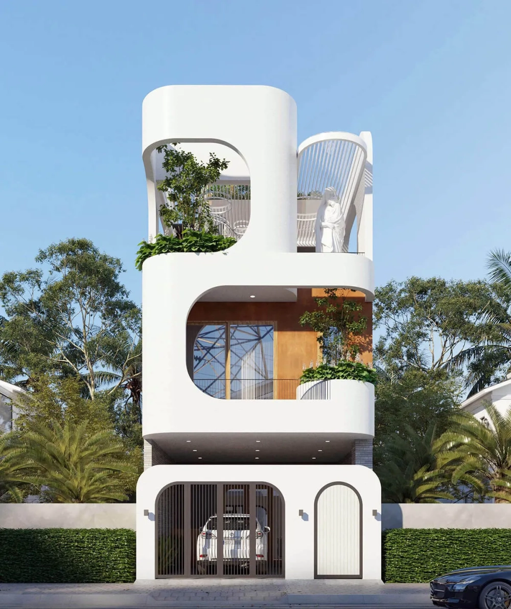 Khám phá mẫu nhà ống 2 tầng 1 tum đẹp 2019 đơn giản mà cuốn hút