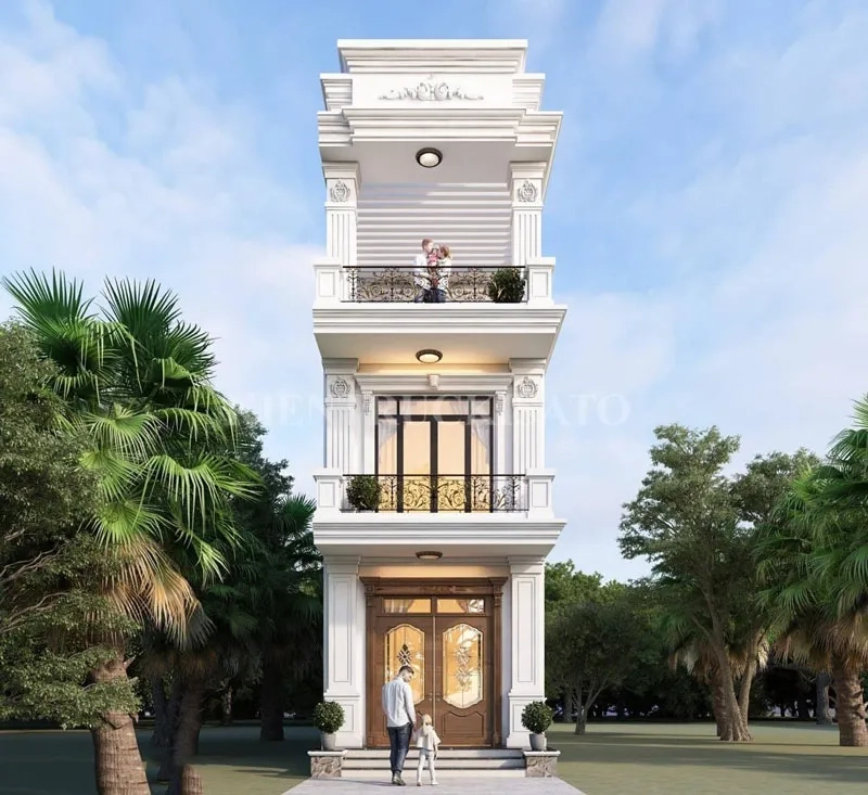 Ngắm mẫu nhà ống đẹp 3 tầng 4m tinh tế mẫu nhà ống 3 tầng