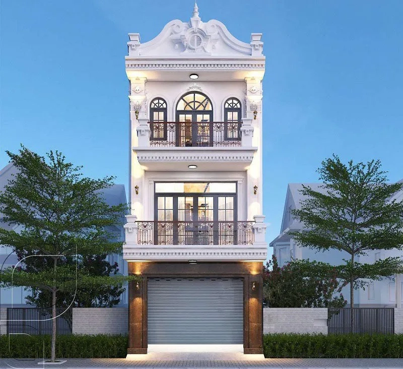 Tham khảo 5x20m mẫu nhà ống đẹp 3 tầng 5m mẫu nhà ống 3 tầng