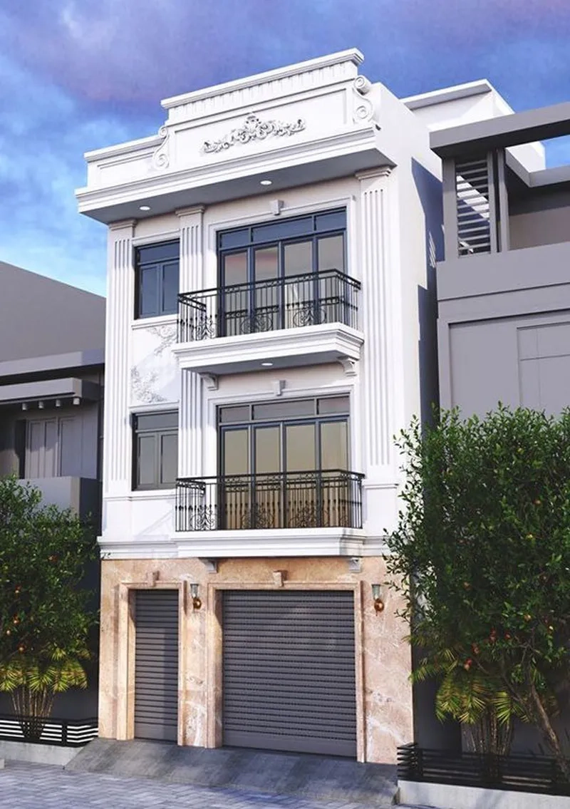 Tuyển chọn mẫu nhà ống đẹp 3 tầng sang trọng mẫu nhà ống 3 tầng