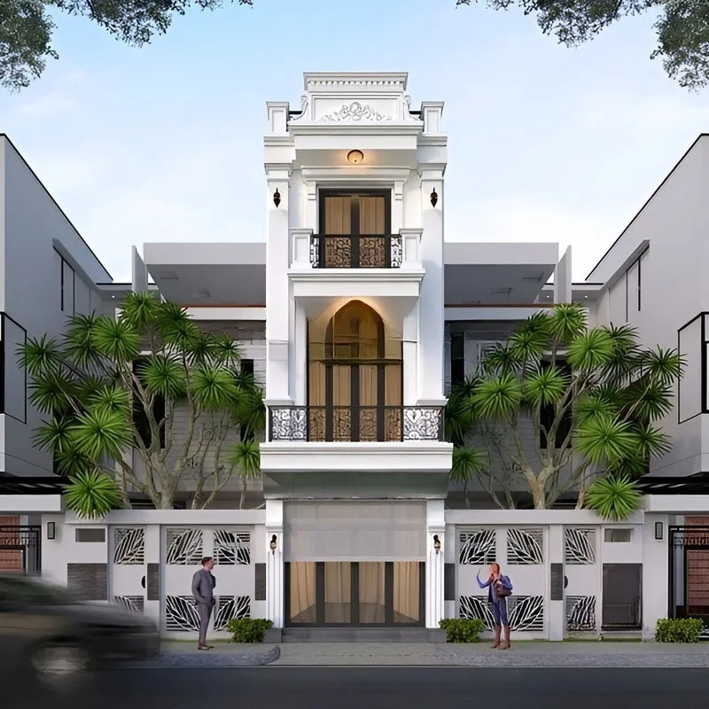 Gợi ý 100m2 5x20m mẫu nhà ống đẹp 3 tầng 5m mẫu nhà ống 3 tầng