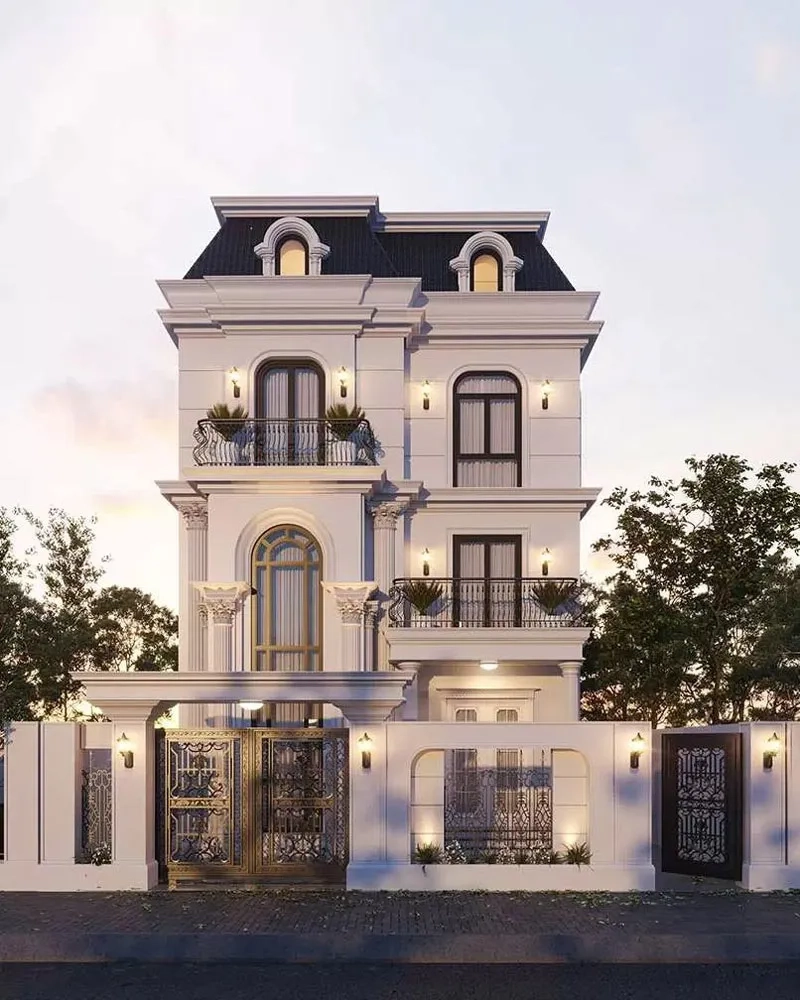 Tham khảo mẫu nhà ống đẹp 3 tầng mặt tiền 4m mẫu nhà ống 3 tầng