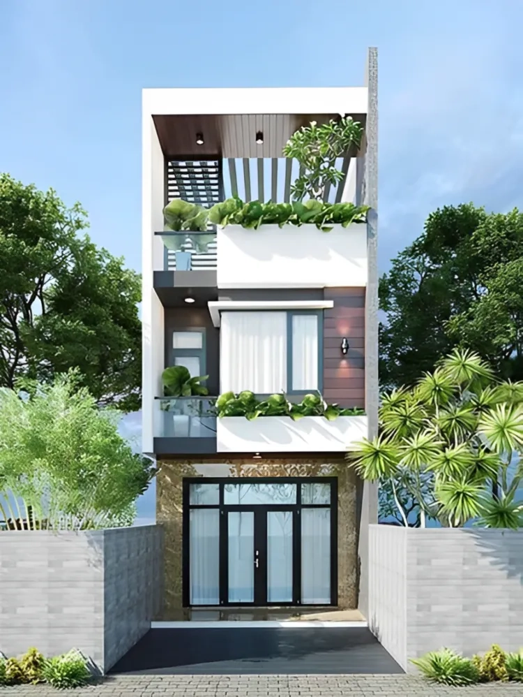 Tổng hợp các mẫu nhà ống 2 tầng đẹp nhất đáng xem mẫu nhà ống đẹp