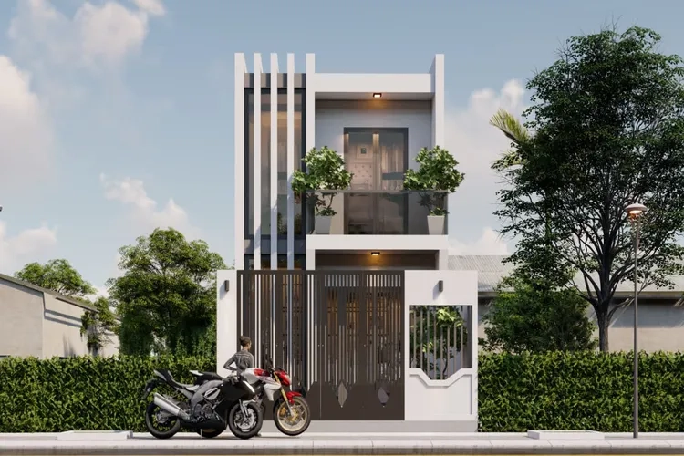 Ngắm mẫu nhà ống 2 tầng đẹp 2020 vẫn hợp thời mẫu nhà ống đẹp