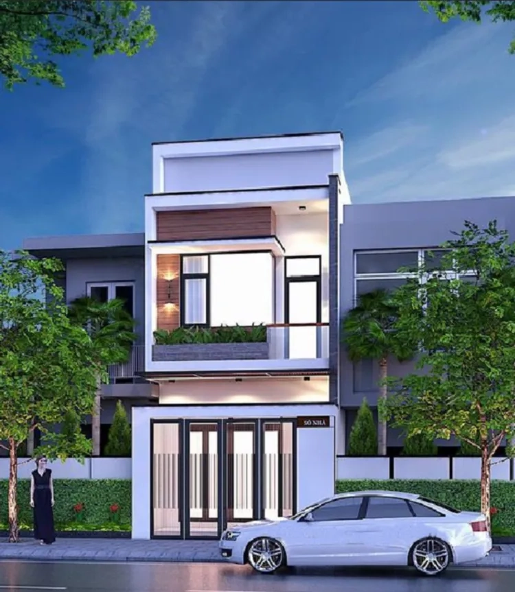 Chiêm ngưỡng mẫu nhà ống 2 tầng 2 mặt tiền cực kỳ tiện nghi mẫu nhà ống đẹp