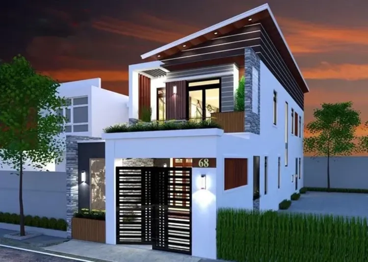 Gợi ý 500 triệu mẫu nhà ống 2 tầng đẹp ở nông thôn tiết kiệm mẫu nhà ống đẹp