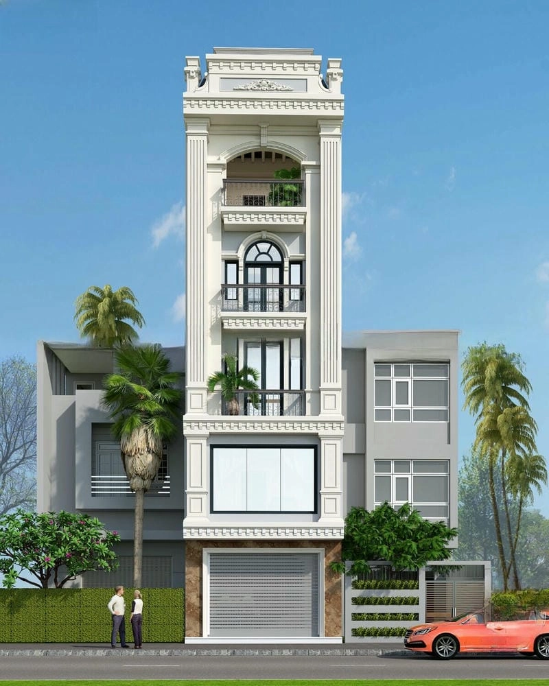 Mẫu nhà ống 5 tầng đẹp nhất 2022 vẫn được yêu thích đến nay