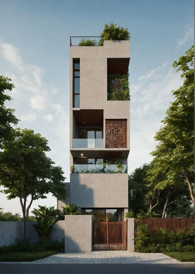 Ngôi nhà 5 tầng đẹp nhất khiến ai cũng trầm trồ ngắm nhìn