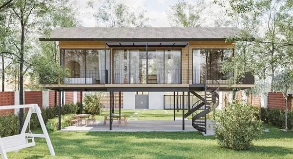 Tham khảo mẫu nhà sàn bê tông đẹp giá rẻ mẫu nhà sàn đẹp