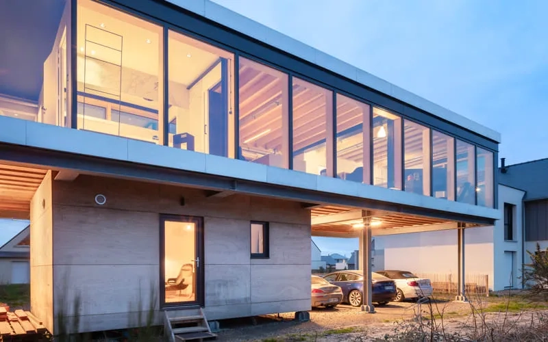 Gợi ý mẫu nhà sàn bê tông đơn giản dễ xây mẫu nhà sàn đẹp