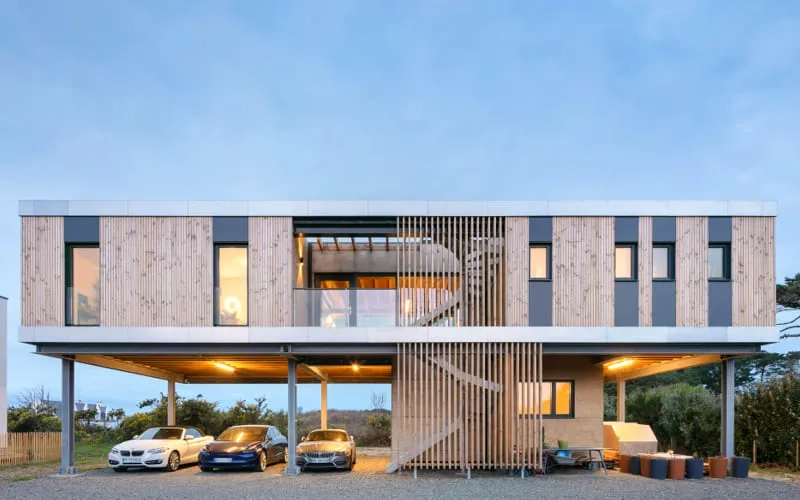 Phong cách mới mẫu nhà sàn bê tông hiện đại mẫu nhà sàn đẹp