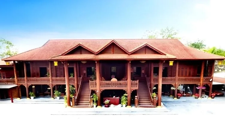 Mộc mạc và gần gũi với mẫu nhà sàn nông thôn