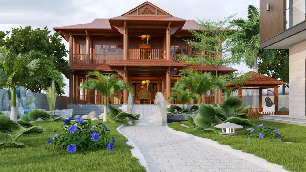 Tối giản mà đẹp với mẫu nhà sàn đơn giản