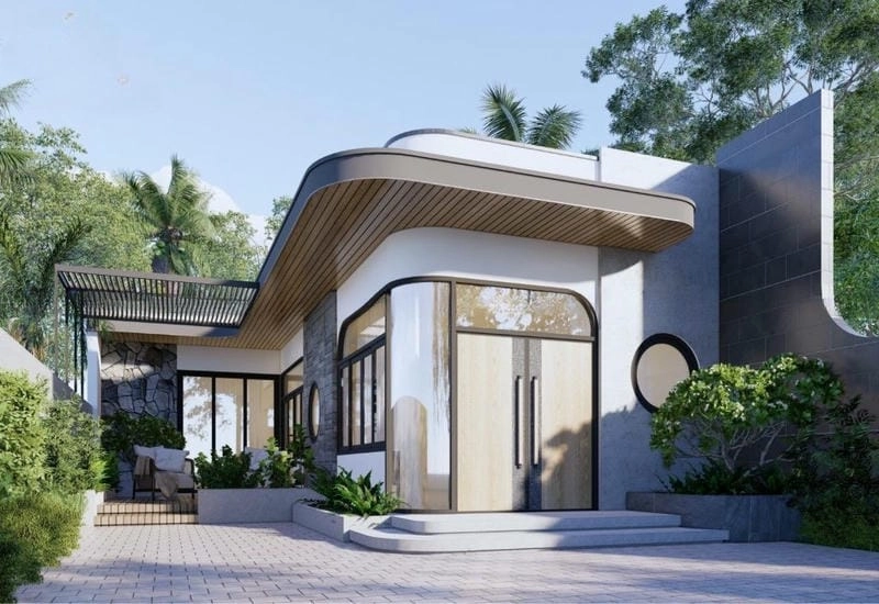 thợ xây lên tường cho khung nhà nhà cấp 4 mẫu nhà vườn chia sẻ kinh nghiệm thực tế