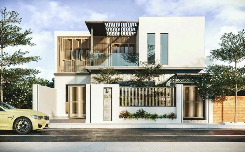 Thiết kế mẫu nhà ngang 7m 3 tầng sang trọng mới lạ