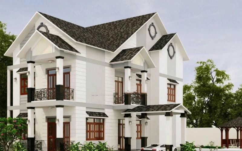 mệnh mộc sơn nhà màu trắng lựa chọn hợp phong thủy nhẹ nhàng