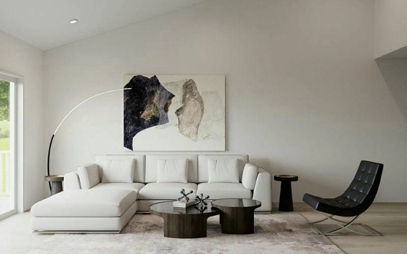 kem sữa sơn nhà màu trắng sữa mang đến cảm giác thanh thoát tươi mới