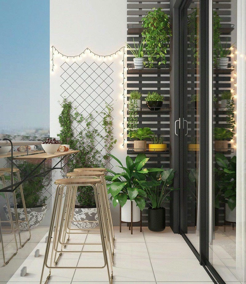 Mẹo hay về cách bố trí ban công đẹp