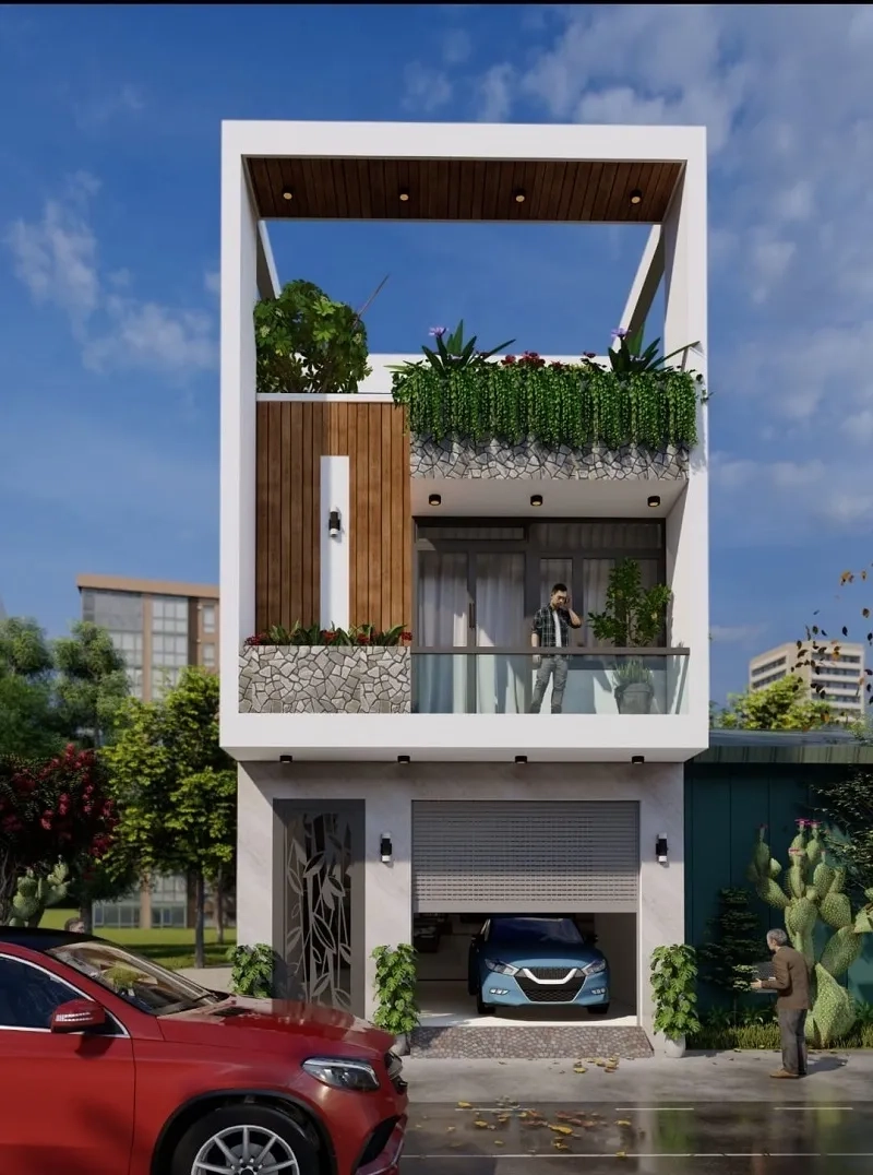 Xem ngay mẫu nhà ống 2 tầng 60m2 thiết kế nhà ống hiện đại