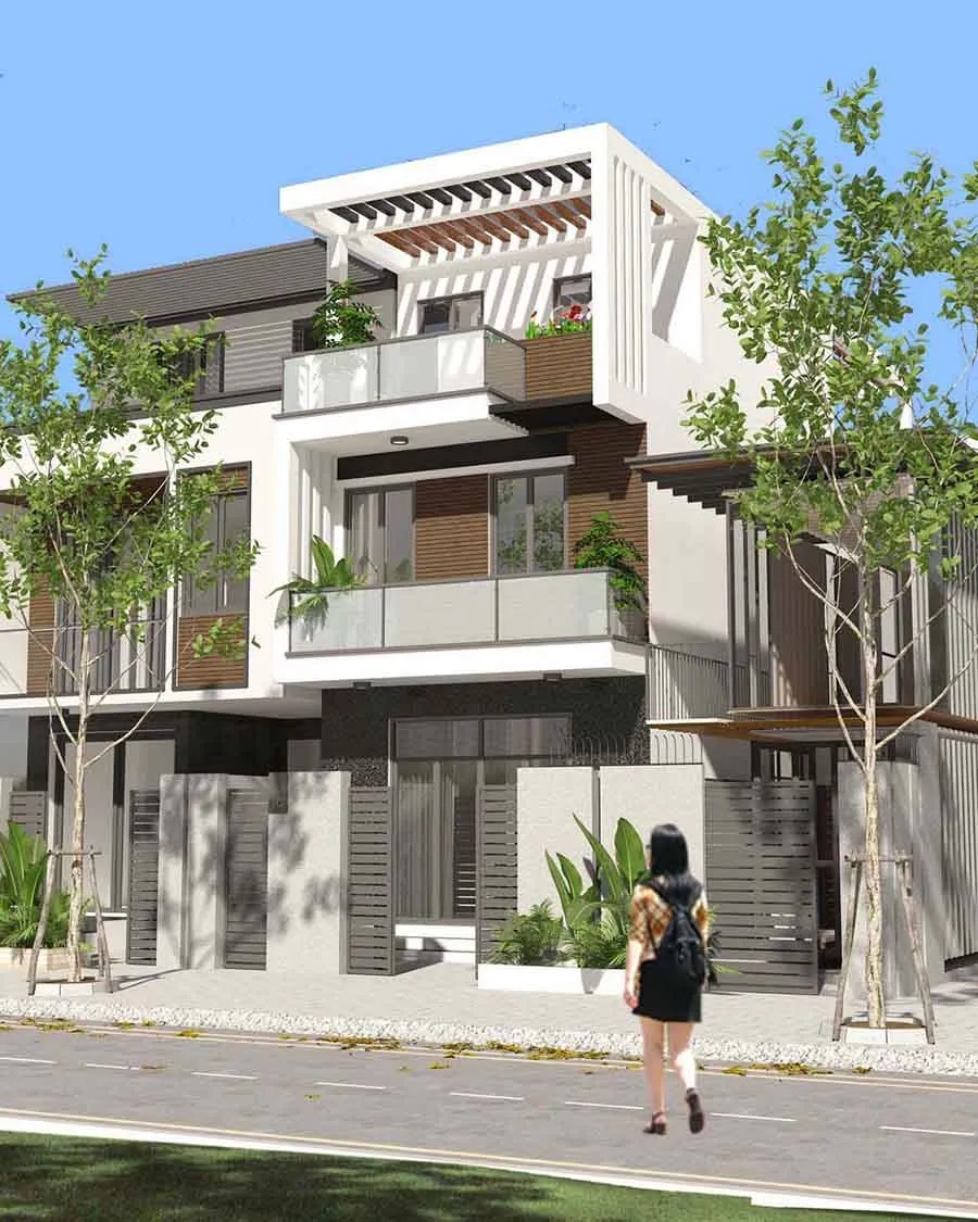 Xem lại mẫu nhà ống 2 tầng 1 tum đẹp năm 2016 vẫn hợp xu hướng