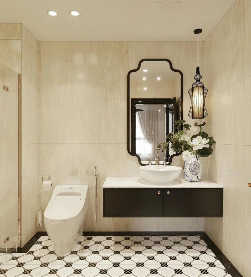 mẫu vách kính nhà tắm hiện đại tiện nghi