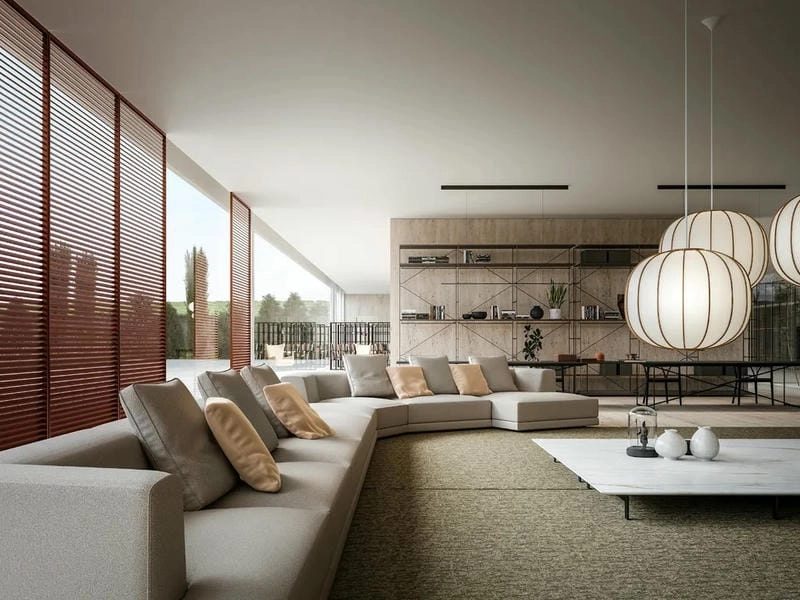 Tiết kiệm diện tích nhờ vách ngăn xếp di động